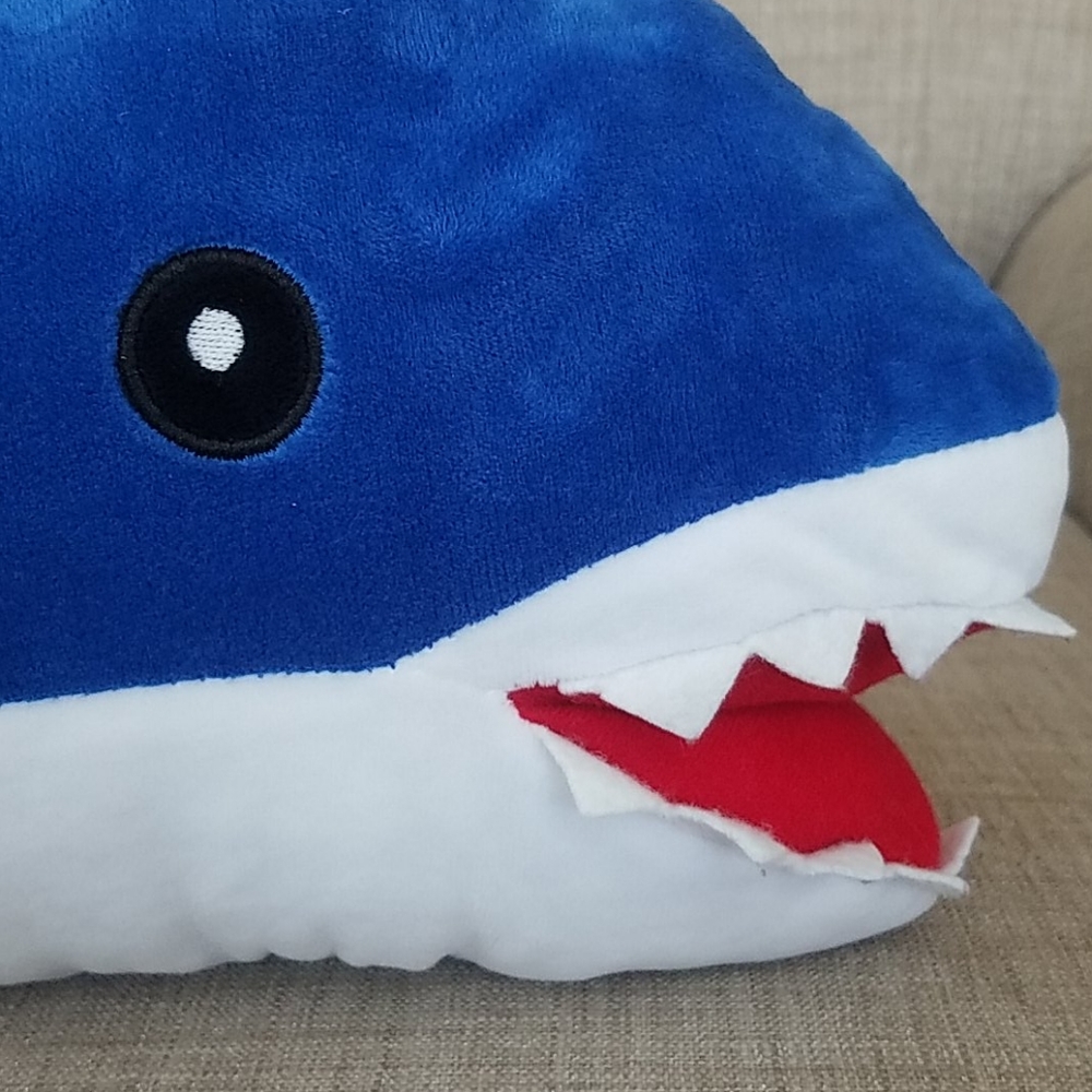 Blue Shark Plush 20" - Picture 2 of 7